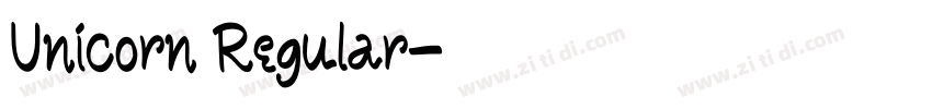 Unicorn Regular字体转换 Unicorn Regular字体转换
